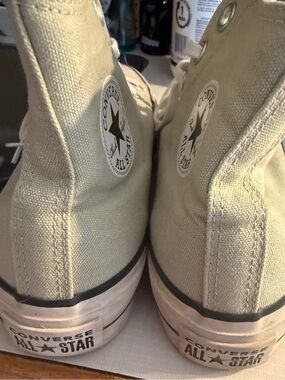 Converse All Star High Top Sneakers Platform - Mint green